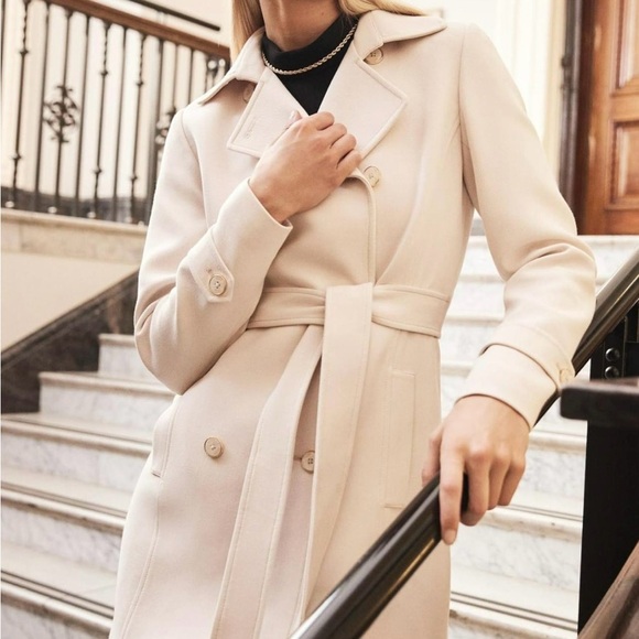 Ever New Jackets & Blazers - SOLD Ever New Double-breasted Belted-waist Coat 4